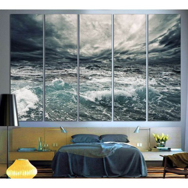 Seascape №756 Ready to Hang Canvas Print Cheap