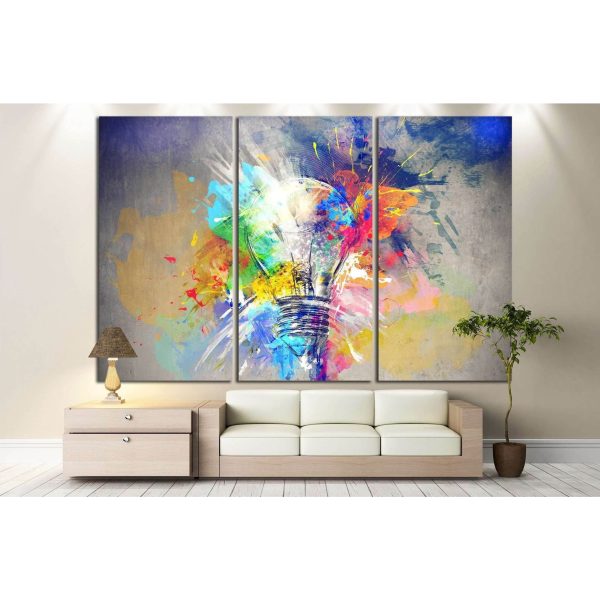 Colours of Life №732 Ready to Hang Canvas Print Cheap - Image 3