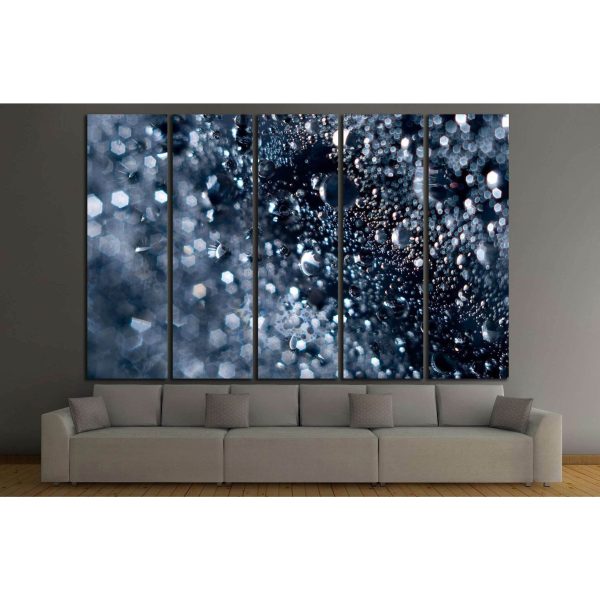 Abstract water with bubbles №1042 Ready to Hang Canvas Print Online Sale - Image 2