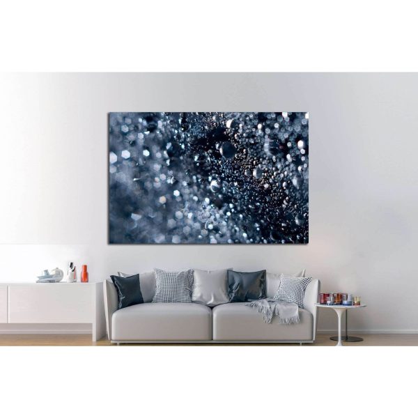 Abstract water with bubbles №1042 Ready to Hang Canvas Print Online Sale - Image 3