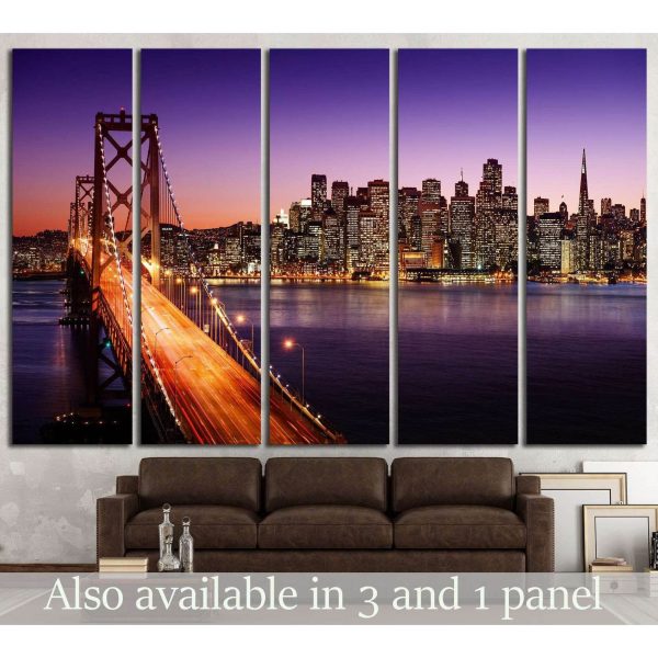 San Francisco skyline №578 Ready to Hang Canvas Print Online Hot Sale