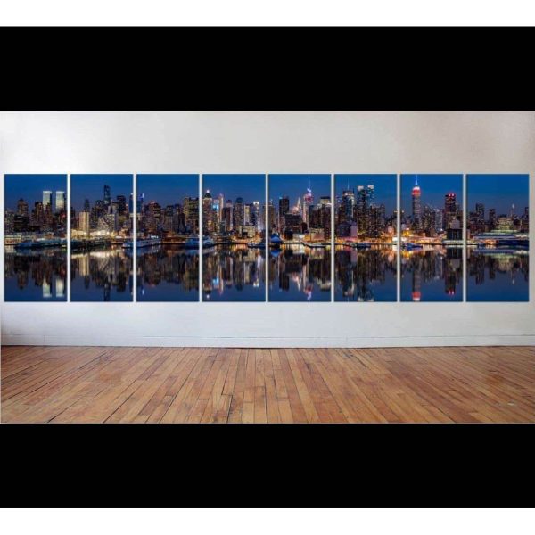 New York Extra Large Panorama №44 Ready to Hang Canvas Print Online Hot Sale
