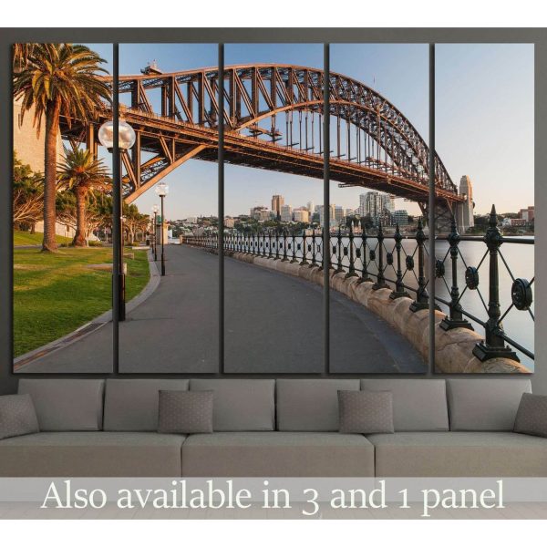 Sydney Harbour Bridge, Australia №1128 Ready to Hang Canvas Print For Sale