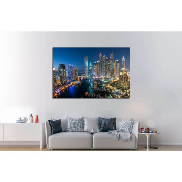 DUBAI №569 Ready to Hang Canvas Print Cheap - Image 2