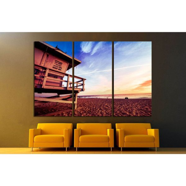 Lifeguard, Venice Beach №883 Ready to Hang Canvas Print Supply - Image 3