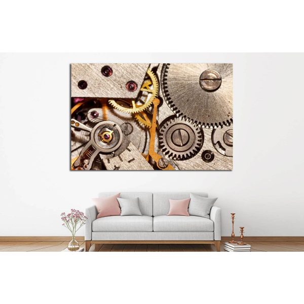 Clockwork №217 Ready to Hang Canvas Print Supply - Image 2