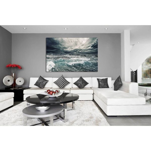 Seascape №756 Ready to Hang Canvas Print Cheap - Image 3