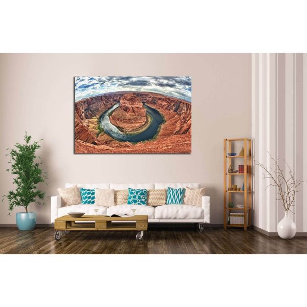 Horseshoe Bend №547 Ready to Hang Canvas Print Discount - Image 2