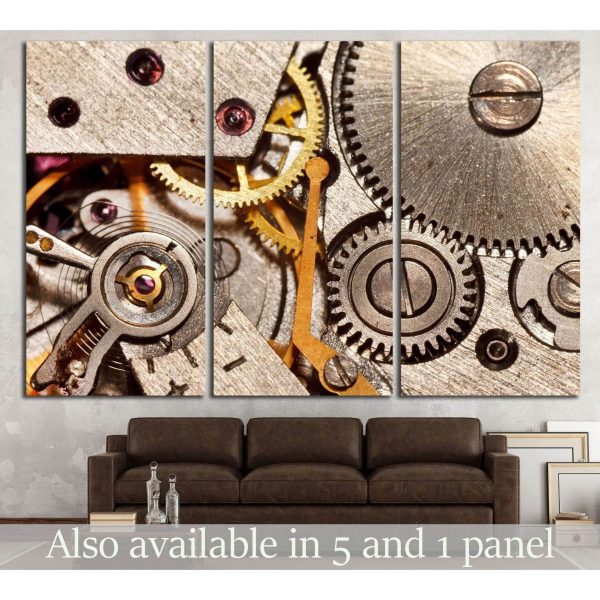 Clockwork №217 Ready to Hang Canvas Print Supply