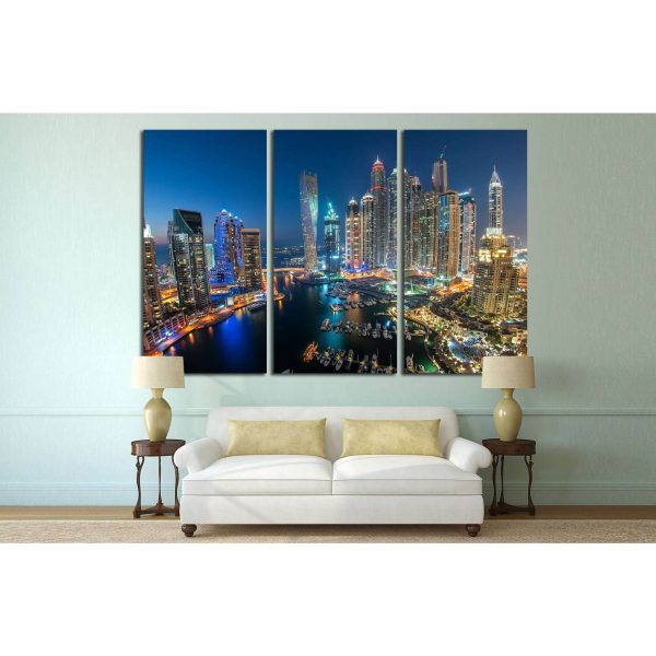 DUBAI №569 Ready to Hang Canvas Print Cheap - Image 3