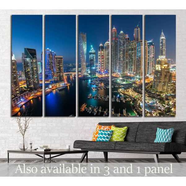 DUBAI №569 Ready to Hang Canvas Print Cheap