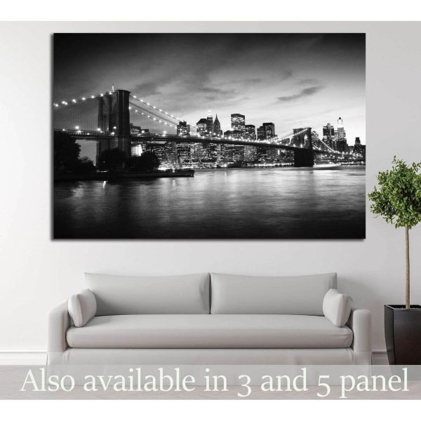 Brooklyn Bridge №775 Ready to Hang Canvas Print Cheap