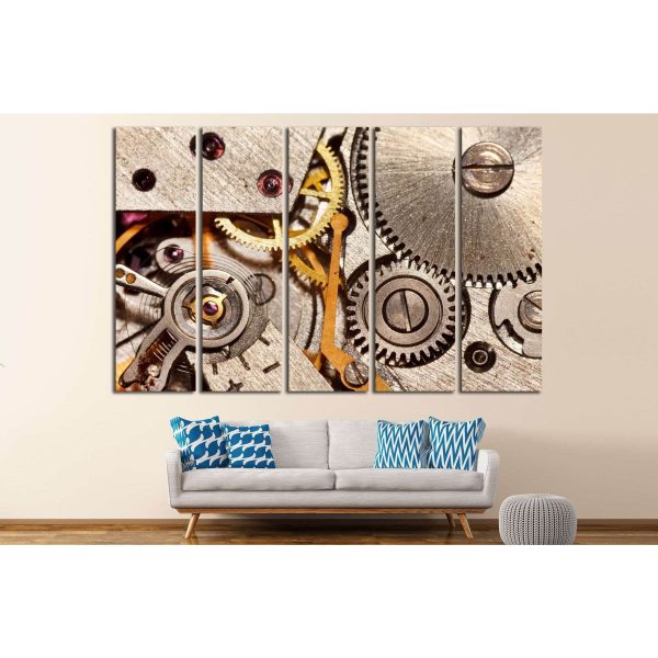 Clockwork №217 Ready to Hang Canvas Print Supply - Image 3