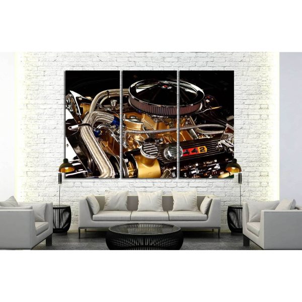 Race Car Engine №517 Ready to Hang Canvas Print Online - Image 3