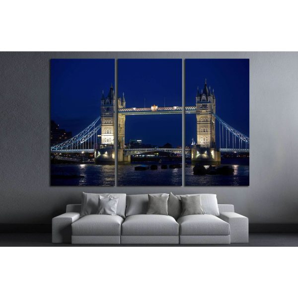 Tower bridge in London №781 Ready to Hang Canvas Print Online Sale - Image 2
