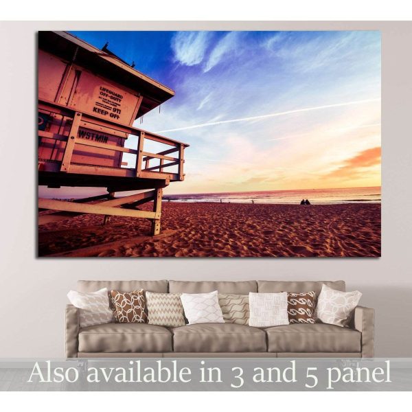 Lifeguard, Venice Beach №883 Ready to Hang Canvas Print Supply