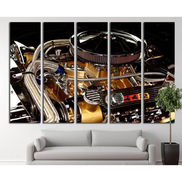 Race Car Engine №517 Ready to Hang Canvas Print Online