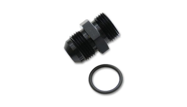 Vibrant -16AN Flare to AN Straight Cut Thread (1-1 6-12) w  O-Ring Adapter Fitting Supply