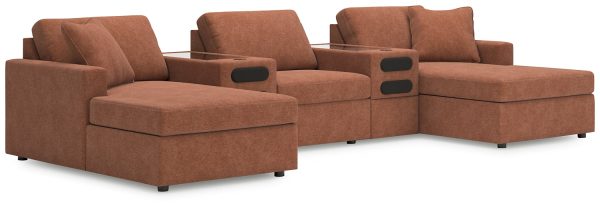 Modmax 5-Piece Double Chaise with Audio Consoles For Discount - Image 5